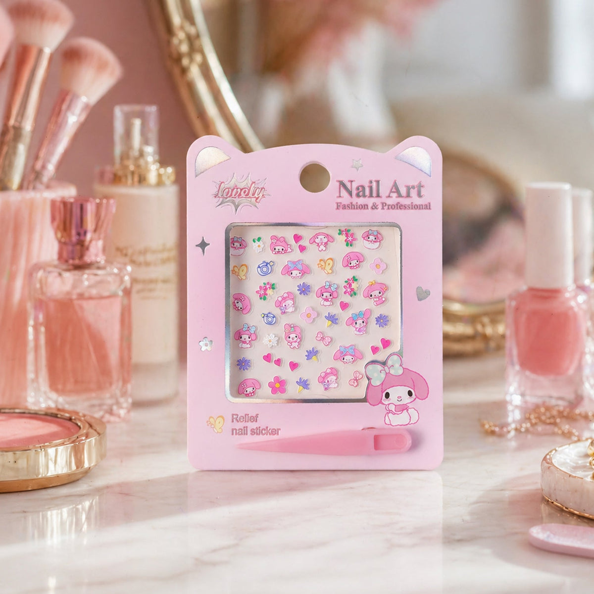 Colorful nail stickers for girls and womenÕs nail art