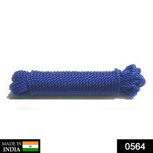 Close-up view of the durable mixed-color multipurpose rope for versatile use.