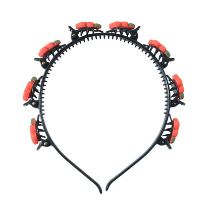 Neatly styled hair with fashionable headband