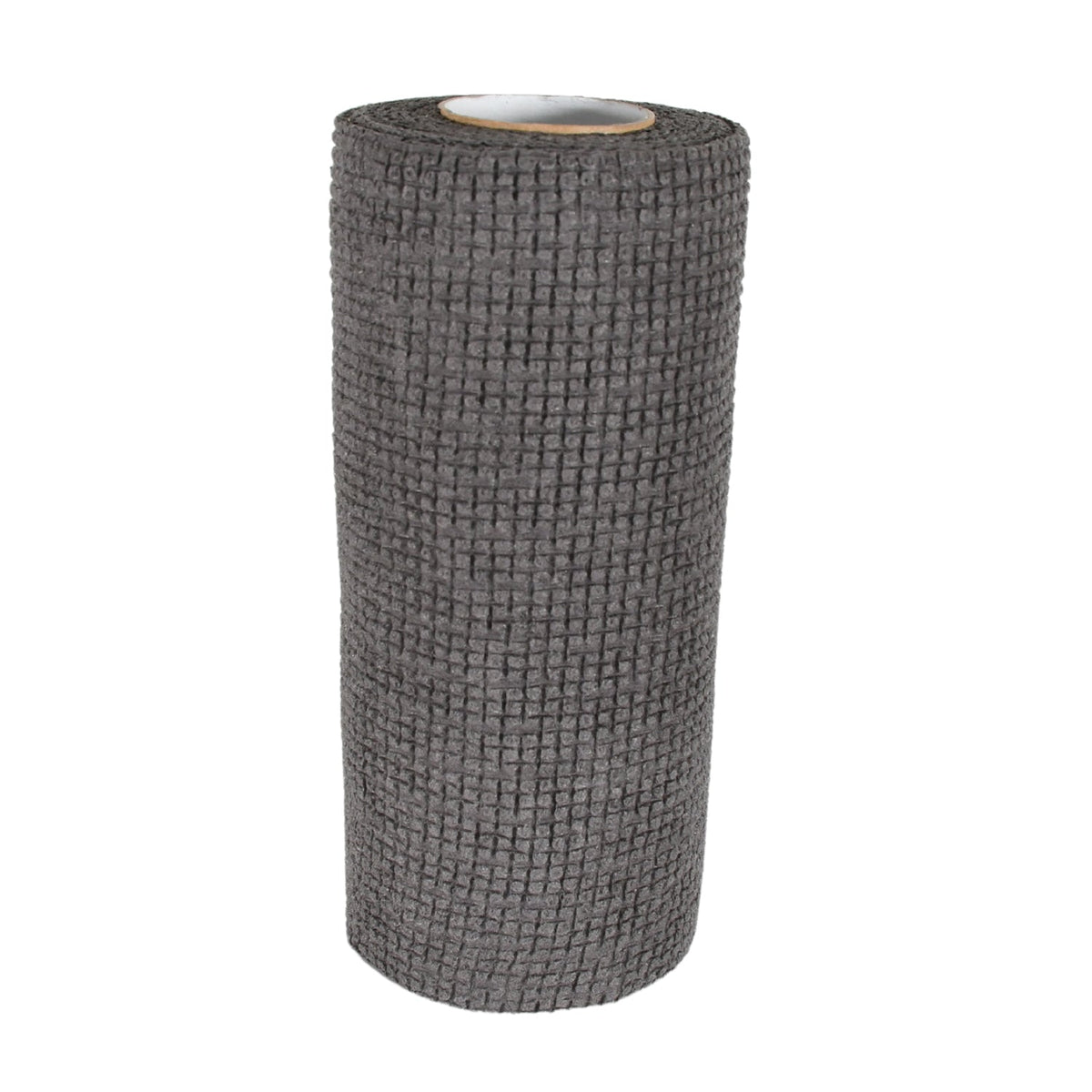 Hand demonstrating the flexible and easy-to-handle kitchen scrub cloth.