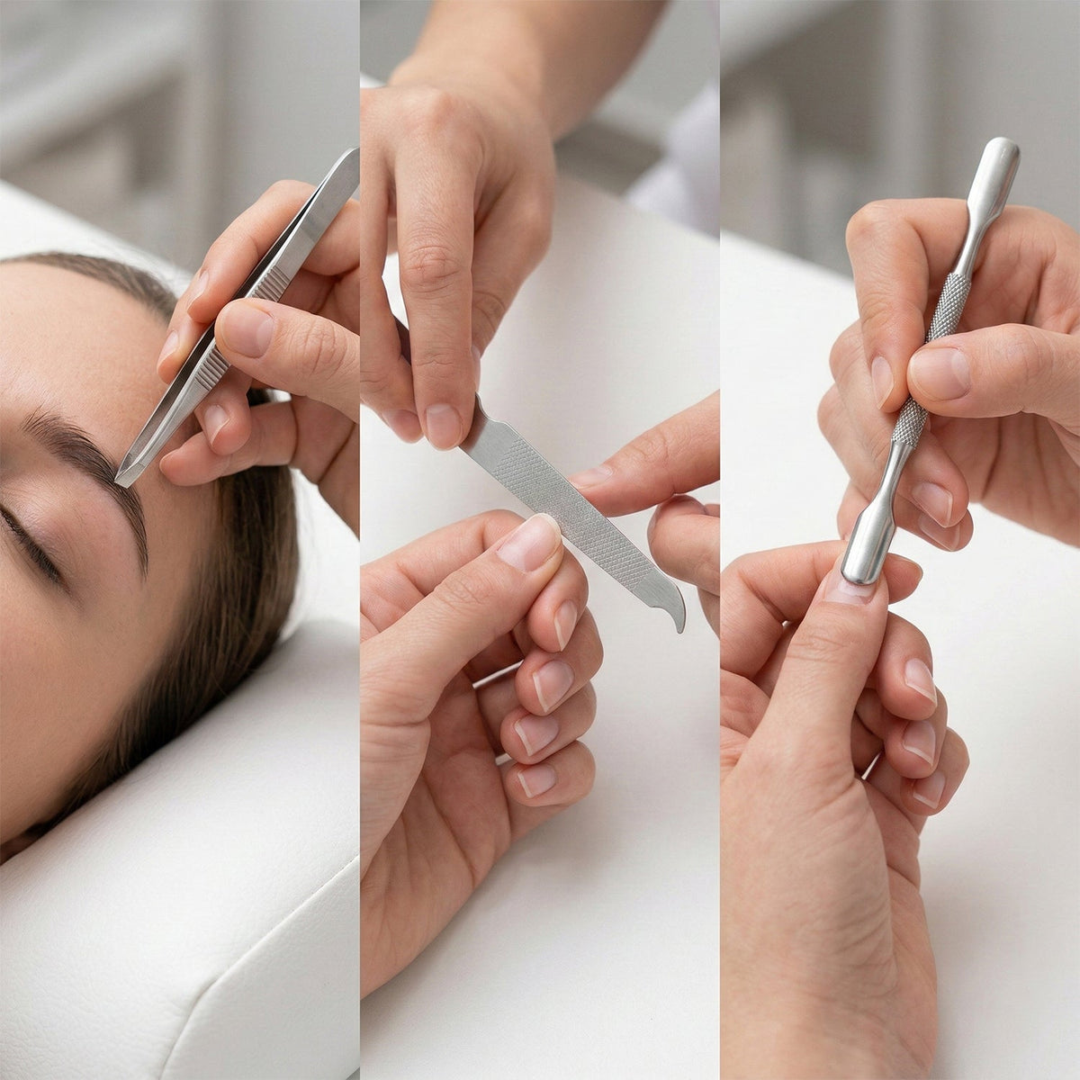 Compact manicure kit in stylish case