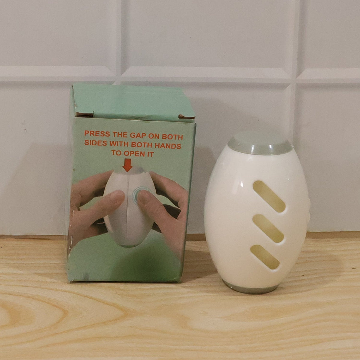 Reusable lint roller in hand for cleaning