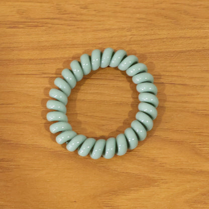 Soft Stretchable Telephone Wire Hair Bands Ð No Crease & Waterproof